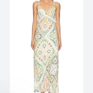 NWT Sanctuary Pastel Patterned Maxi Dress